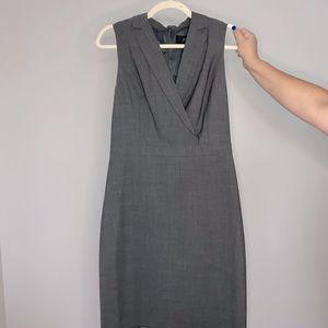 Jcrew womens sheath dress gray